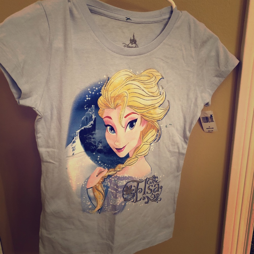 Brand new w/tags Disney girls size M Elsa t-shirt
